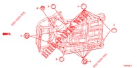GUMMITUELLE (INFERIEUR) für Honda CIVIC 1.4 EXECUTIVE TUNER LESS 5 Türen 6 gang-Schaltgetriebe 2014