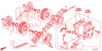 KLIMAANLAGE (COMPRESSEUR) (1.4L) für Honda CIVIC 1.4 EXECUTIVE TUNER LESS 5 Türen 6 gang-Schaltgetriebe 2014