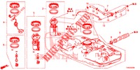KRAFTSTOFFTANK  für Honda CIVIC 1.4 EXECUTIVE TUNER LESS 5 Türen 6 gang-Schaltgetriebe 2014