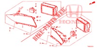 MITTLERES DISPLAY  für Honda CIVIC 1.4 EXECUTIVE TUNER LESS 5 Türen 6 gang-Schaltgetriebe 2014