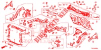 VORDERE TRENNWAND/STIRNWAND  für Honda CIVIC 1.4 EXECUTIVE TUNER LESS 5 Türen 6 gang-Schaltgetriebe 2014