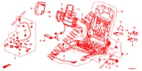 VORNE SITZKOMPONENTEN (G.) (HAUTEUR MANUELLE) für Honda CIVIC 1.4 EXECUTIVE TUNER LESS 5 Türen 6 gang-Schaltgetriebe 2014