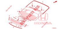 WINDSCHUTZSCHEIBE, VORNE/ HECKFENSTER  für Honda CIVIC 1.4 EXECUTIVE TUNER LESS 5 Türen 6 gang-Schaltgetriebe 2014