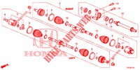 ANTRIEBSWELLE, VORNE/HALBWELLE (DIESEL) (1.6L) für Honda CIVIC DIESEL 1.6 ELEGANCE 5 Türen 6 gang-Schaltgetriebe 2013