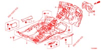 BODENMATTE/ISOLATOR  für Honda CIVIC DIESEL 1.6 ELEGANCE 5 Türen 6 gang-Schaltgetriebe 2013