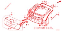 HECKKLAPPENPLATTE(2D)  für Honda CIVIC DIESEL 1.6 ELEGANCE 5 Türen 6 gang-Schaltgetriebe 2013