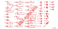 KABELBAUMBAND/BUEGEL(RH)  für Honda CIVIC DIESEL 1.6 ELEGANCE 5 Türen 6 gang-Schaltgetriebe 2013