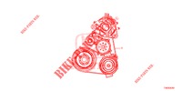 LICHTMASCHINENRIEMEN (DIESEL) (1.6L) für Honda CIVIC DIESEL 1.6 ELEGANCE 5 Türen 6 gang-Schaltgetriebe 2013