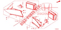 MITTLERES DISPLAY  für Honda CIVIC DIESEL 1.6 ELEGANCE 5 Türen 6 gang-Schaltgetriebe 2013