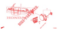 NEBELSCHEINWERFER / TAGESFAHRSCHEINWERFER für Honda CIVIC DIESEL 1.6 ELEGANCE 5 Türen 6 gang-Schaltgetriebe 2013