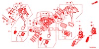 PEDAL (LH) für Honda CIVIC DIESEL 1.6 ELEGANCE 5 Türen 6 gang-Schaltgetriebe 2013
