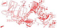 RUECKSITZ/SITZGURT, (G.) für Honda CIVIC DIESEL 1.6 ELEGANCE 5 Türen 6 gang-Schaltgetriebe 2013