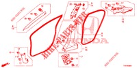 SAEULENZIERSTUECK (LH) für Honda CIVIC DIESEL 1.6 ELEGANCE 5 Türen 6 gang-Schaltgetriebe 2013
