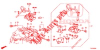 SCHALTHEBEL (DIESEL) (1.6L) für Honda CIVIC DIESEL 1.6 ELEGANCE 5 Türen 6 gang-Schaltgetriebe 2013