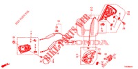 TUERSCHLOESSER, HINTEN/AEUSSERER GRIFF  für Honda CIVIC DIESEL 1.6 ELEGANCE 5 Türen 6 gang-Schaltgetriebe 2013
