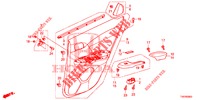 TUERVERKLEIDUNG, HINTEN(4D)  für Honda CIVIC DIESEL 1.6 ELEGANCE 5 Türen 6 gang-Schaltgetriebe 2013