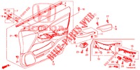 TUERVERKLEIDUNG, VORNE (LH) für Honda CIVIC DIESEL 1.6 ELEGANCE 5 Türen 6 gang-Schaltgetriebe 2013