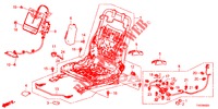 VORNE SITZKOMPONENTEN (D.) (SIEGE REGLAGE MANUEL) für Honda CIVIC DIESEL 1.6 ELEGANCE 5 Türen 6 gang-Schaltgetriebe 2013