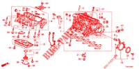 ZYLINDERBLOCK/OELWANNE (DIESEL) (1.6L) für Honda CIVIC DIESEL 1.6 ELEGANCE 5 Türen 6 gang-Schaltgetriebe 2013