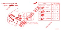 ELEKTR. STECKVERBINDER (ARRIERE) für Honda CIVIC DIESEL 1.6 EXECUTIVE 5 Türen 6 gang-Schaltgetriebe 2015