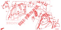 KOFFERRAUM SEITENVERKL.  für Honda CIVIC DIESEL 1.6 EXECUTIVE 5 Türen 6 gang-Schaltgetriebe 2015