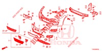 VORDERE STOSSFAENGER  für Honda CIVIC DIESEL 1.6 EXECUTIVE 5 Türen 6 gang-Schaltgetriebe 2015