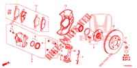 VORDERRADBREMSE  für Honda CIVIC DIESEL 1.6 EXECUTIVE 5 Türen 6 gang-Schaltgetriebe 2015