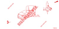 GPS/KAMERA ANTENNE RÜCKANSICHT für Honda CIVIC DIESEL 1.6 EXECUTIVE EURO 6 5 Türen 6 gang-Schaltgetriebe 2015