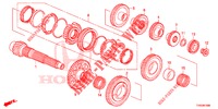 NEBENWELLE (DIESEL) für Honda CIVIC DIESEL 1.6 EXECUTIVE EURO 6 5 Türen 6 gang-Schaltgetriebe 2015