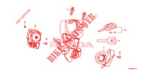 SCHLIESSZYLINDER KOMPONENTEN  für Honda CIVIC DIESEL 1.6 EXECUTIVE EURO 6 5 Türen 6 gang-Schaltgetriebe 2015