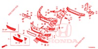 VORDERE STOSSFAENGER  für Honda CIVIC DIESEL 1.6 EXECUTIVE EURO 6 5 Türen 6 gang-Schaltgetriebe 2015