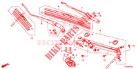 WINDSCHUTZSCHEIBENWISCHER (LH) für Honda CIVIC DIESEL 1.6 EXECUTIVE EURO 6 5 Türen 6 gang-Schaltgetriebe 2015