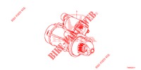 ANLASSER (DENSO) (DIESEL) (1.6L) für Honda CIVIC DIESEL 1.6 EXECUTIVE 5 Türen 6 gang-Schaltgetriebe 2013