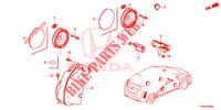 ANTENNE/LAUTSPRECHER  für Honda CIVIC DIESEL 1.6 EXECUTIVE 5 Türen 6 gang-Schaltgetriebe 2013