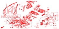 BODEN/INNENBLECHE  für Honda CIVIC DIESEL 1.6 EXECUTIVE 5 Türen 6 gang-Schaltgetriebe 2013