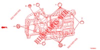 GUMMITUELLE (INFERIEUR) für Honda CIVIC DIESEL 1.6 EXECUTIVE 5 Türen 6 gang-Schaltgetriebe 2013