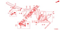 HECKLEUCHTE/KENNZEICHENBELEUCHTUNG (PGM FI)  für Honda CIVIC DIESEL 1.6 EXECUTIVE 5 Türen 6 gang-Schaltgetriebe 2013