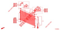 KLIMAANLAGE (CONDENSATEUR) für Honda CIVIC DIESEL 1.6 EXECUTIVE 5 Türen 6 gang-Schaltgetriebe 2013