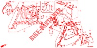 KOFFERRAUM SEITENVERKL.  für Honda CIVIC DIESEL 1.6 EXECUTIVE 5 Türen 6 gang-Schaltgetriebe 2013