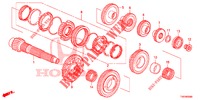 NEBENWELLE (DIESEL) (1.6L) für Honda CIVIC DIESEL 1.6 EXECUTIVE 5 Türen 6 gang-Schaltgetriebe 2013