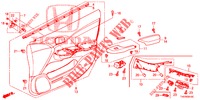 TUERVERKLEIDUNG, VORNE (LH) für Honda CIVIC DIESEL 1.6 EXECUTIVE 5 Türen 6 gang-Schaltgetriebe 2013