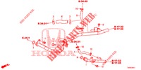 WASSERSCHLAUCH/HEIZUNGSSCHACHT (DIESEL) (1.6L) für Honda CIVIC DIESEL 1.6 EXECUTIVE 5 Türen 6 gang-Schaltgetriebe 2013