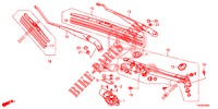 WINDSCHUTZSCHEIBENWISCHER (LH) für Honda CIVIC DIESEL 1.6 EXECUTIVE 5 Türen 6 gang-Schaltgetriebe 2013