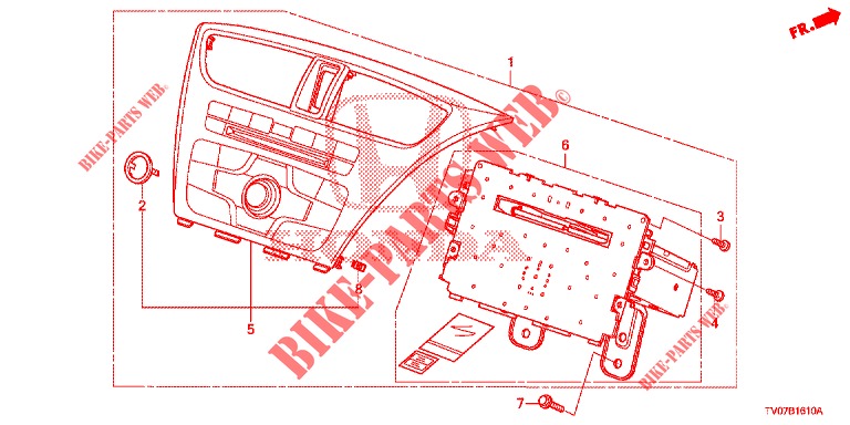 AUDIOEINHEIT  für Honda CIVIC DIESEL 1.6 EXECUTIVE 5 Türen 6 gang-Schaltgetriebe 2013