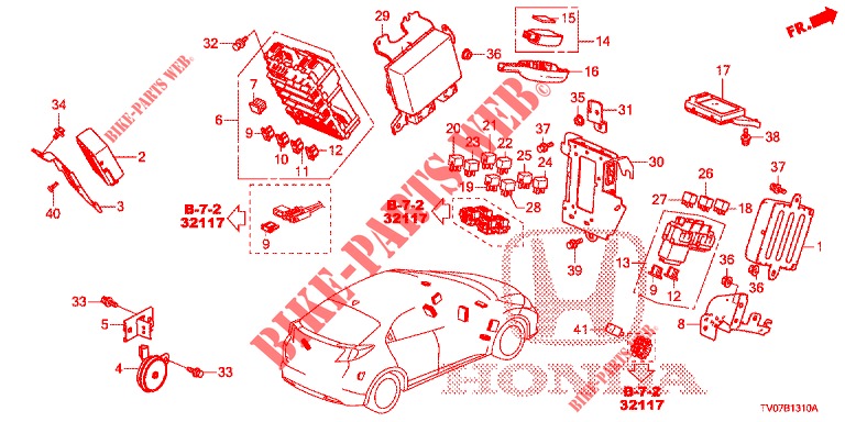 STEUERGERAT (CABINE) (1) (LH) für Honda CIVIC DIESEL 1.6 EXECUTIVE 5 Türen 6 gang-Schaltgetriebe 2013