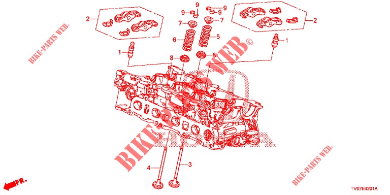 VENTIL/KIPPHEBEL (DIESEL) (1.6L) für Honda CIVIC DIESEL 1.6 EXECUTIVE 5 Türen 6 gang-Schaltgetriebe 2013