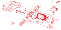 EINBAUSATZ F. RNS2  für Honda CIVIC DIESEL 1.6 EXECUTIVE 5 Türen 6 gang-Schaltgetriebe 2014