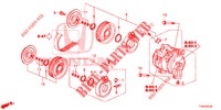 KLIMAANLAGE (COMPRESSEUR) (DIESEL) für Honda CIVIC DIESEL 1.6 EXECUTIVE 5 Türen 6 gang-Schaltgetriebe 2014