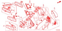 SPIEGEL/SCHIEBEDACH  für Honda CIVIC DIESEL 1.6 EXECUTIVE 5 Türen 6 gang-Schaltgetriebe 2014