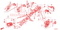TUERSCHLOESSER, VORNE/AEUSSERER GRIFF  für Honda CIVIC DIESEL 1.6 EXECUTIVE 5 Türen 6 gang-Schaltgetriebe 2014